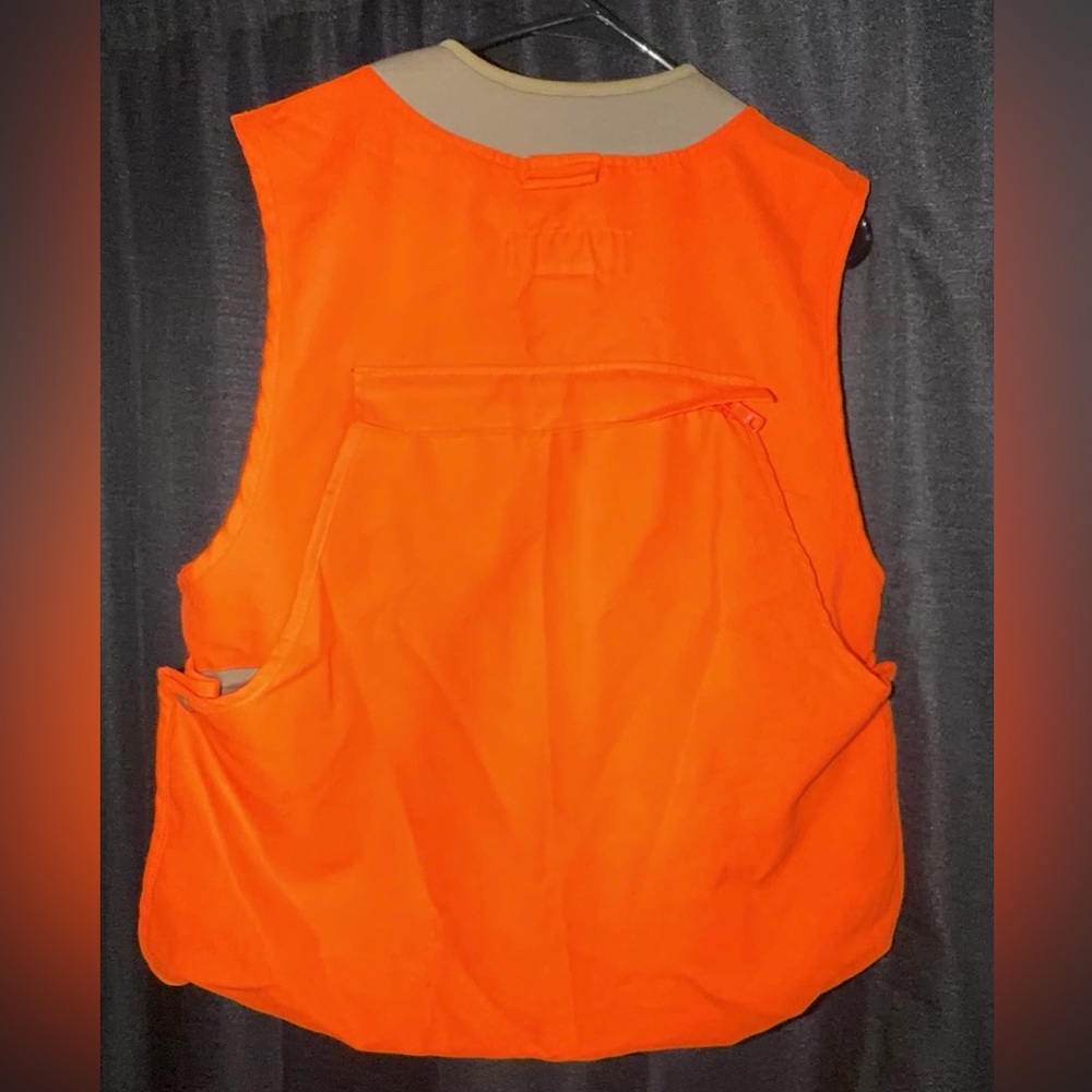 Columbia Grouse Comfort Vest Men’s Medium Blaze Orange Hunting Vest - Picture 3 of 6
